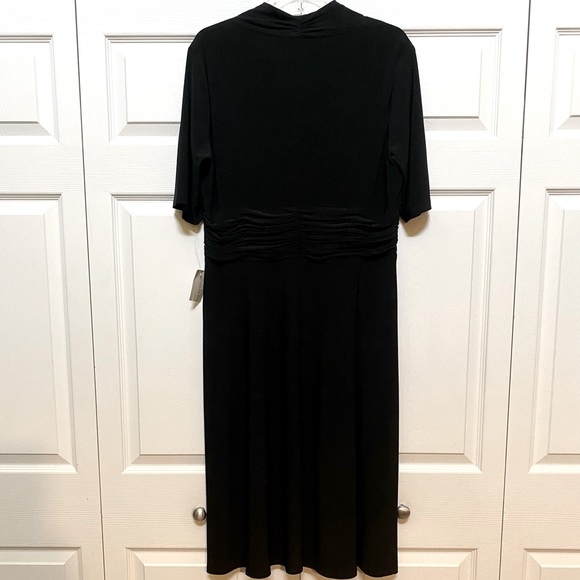 🆕EVAN-PICONE BLACK DRESS SIZE 16. YOU WILL LOVE. CUTE & COMFORTABLE.BRAND NEW. - Picture 6 of 8